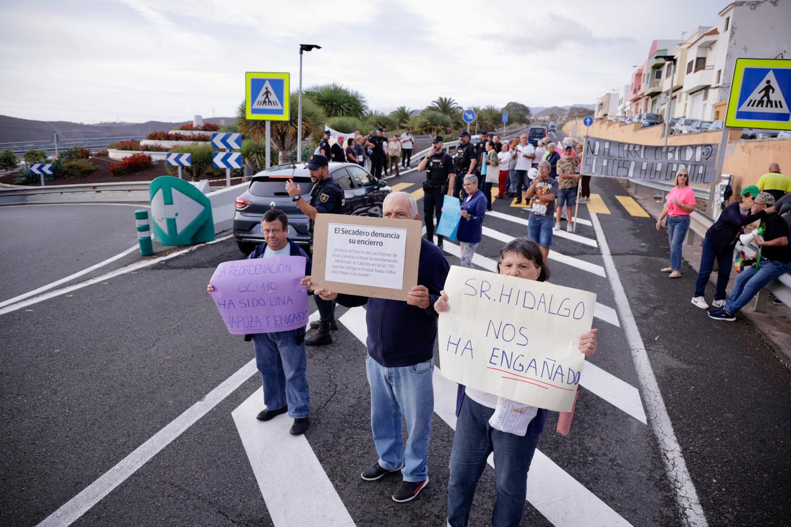 Las imágenes de las protestas en El Secadero