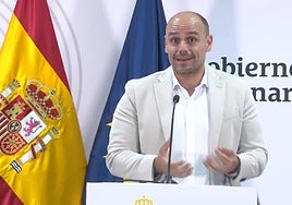 Alfonso Cabello, portavoz y viceconsejero del Gobierno de Canarias.