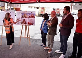 Presentación del proyecto de mejora de las instalaciones, este miércoles.