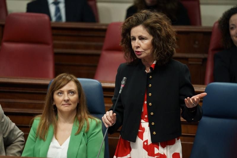 La consejera de Hacienda del Gobierno de Canarias, Matilde Asián.