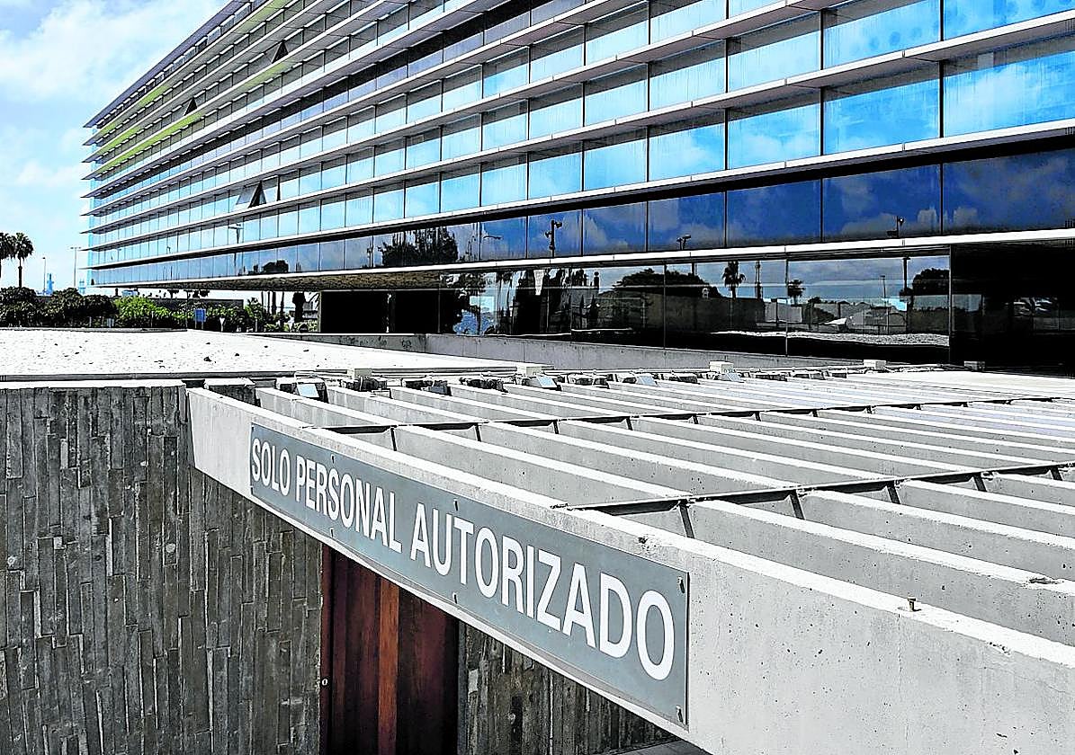Imagen de los exteriores de la Ciudad de la Justicia de la capital grancanaria.