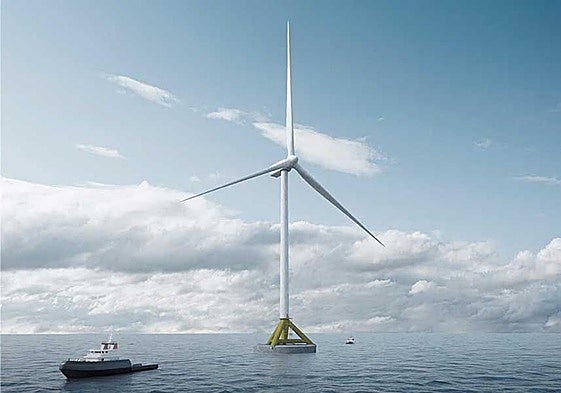 Infografía del prototipo Wheel que se instalará en la costa grancanaria.