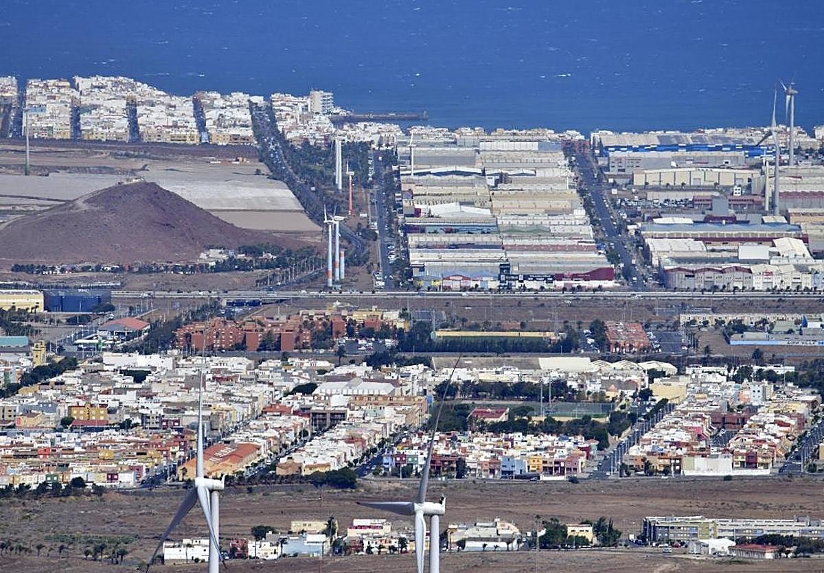 Imagen de empresas del Polígono Industrial de Arinaga.