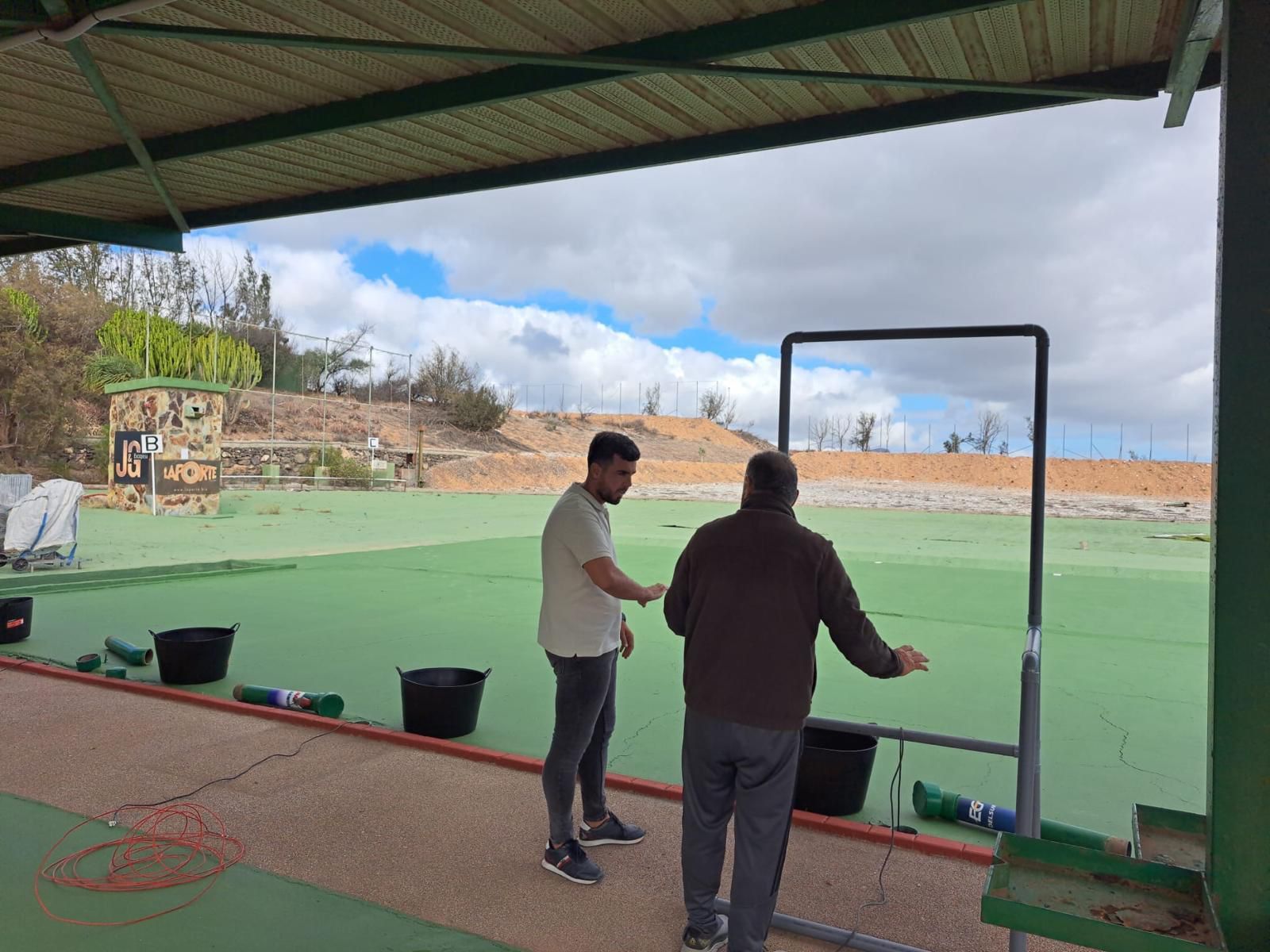 El concejal Cristhian Santana visitó las instalaciones.