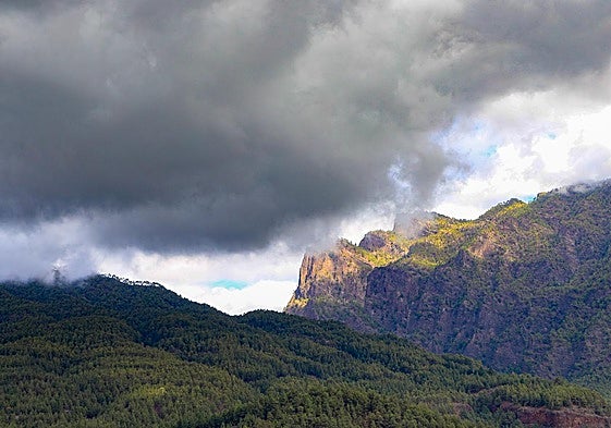 Imagen de la Caldera de Taburiente, en La Palma.