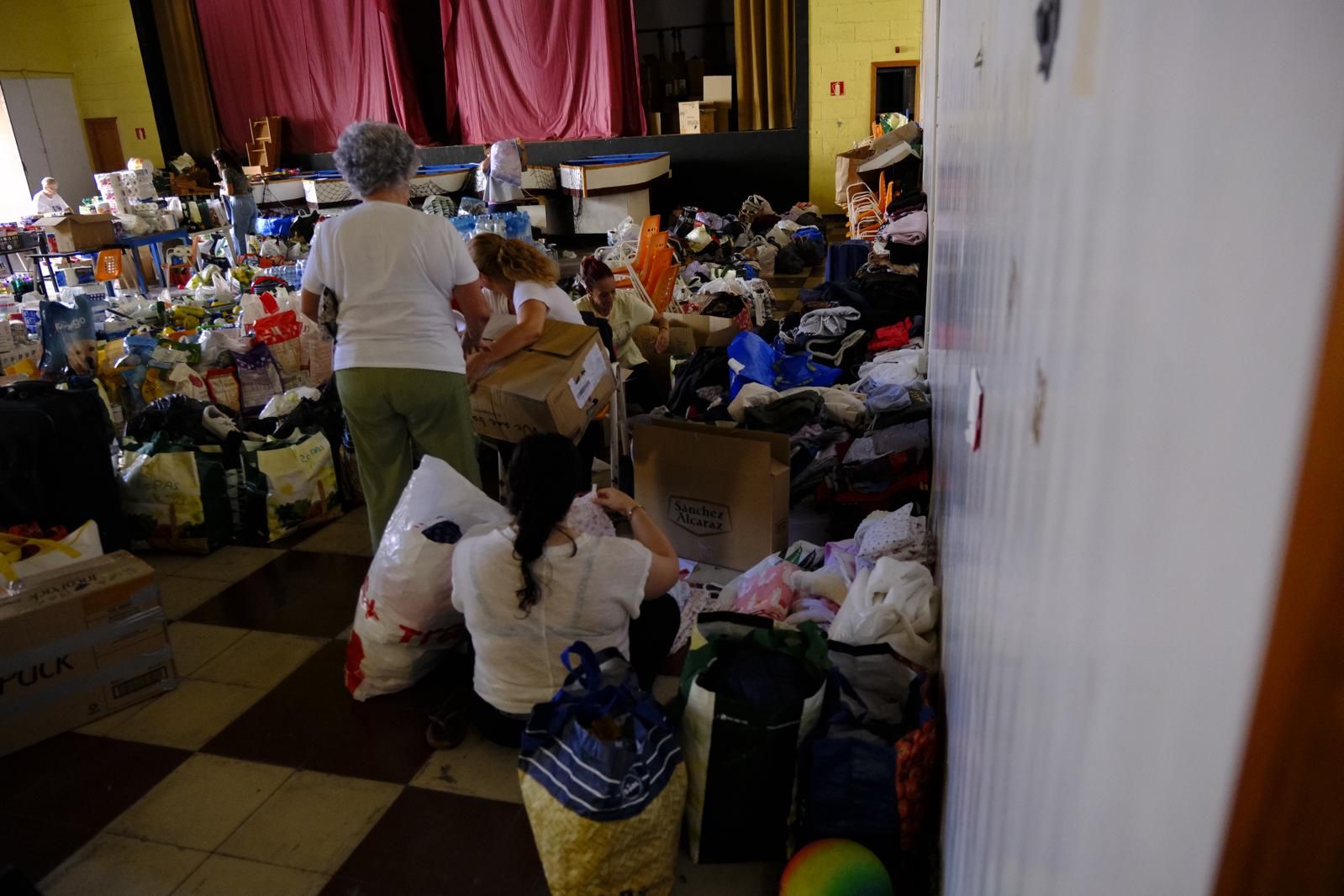 Las fotos de la recogida solidaria de La Isleta