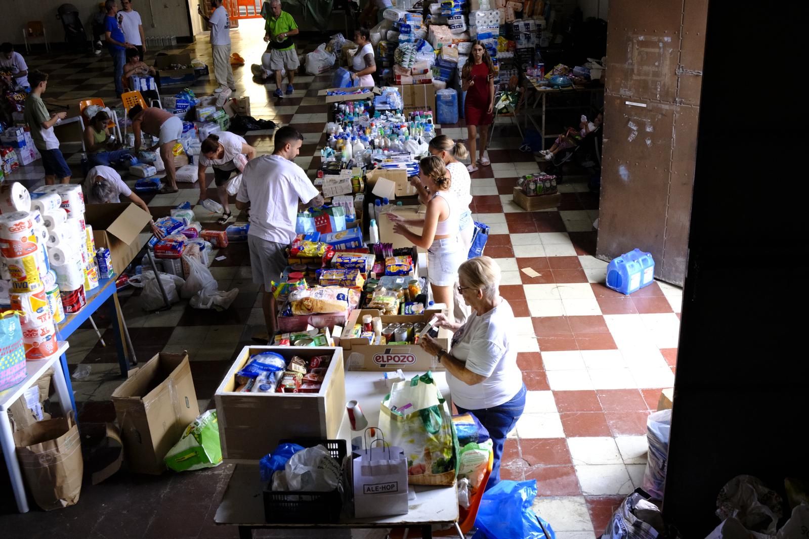 Las fotos de la recogida solidaria de La Isleta