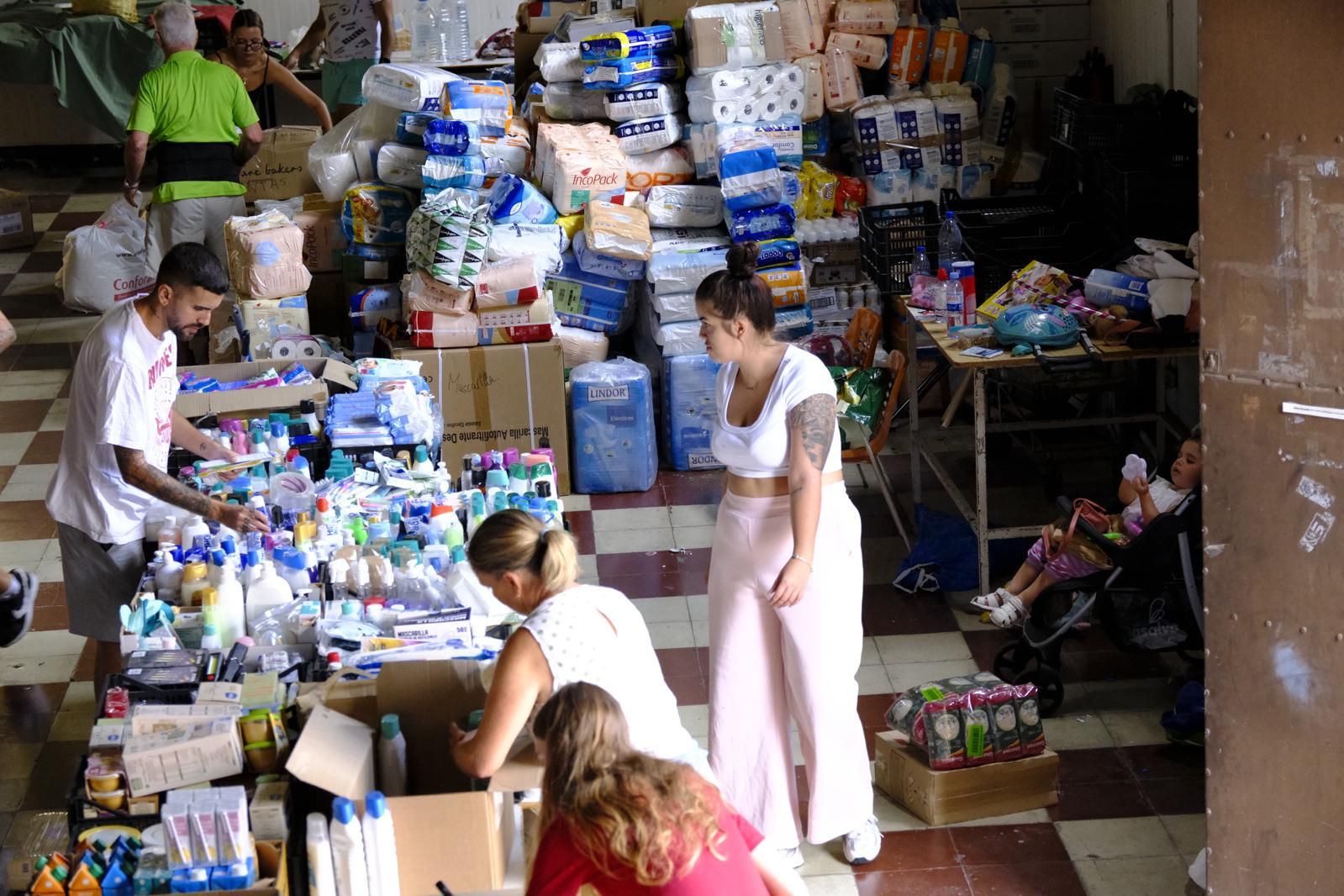 Las fotos de la recogida solidaria de La Isleta
