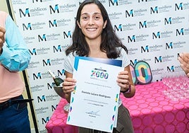 Daniela Lázaro, este miércoles en el Colegio de Médicos de Las Palmas.