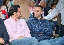 Juan Antonio Peña, alcalde de Telde (d), junto a Sergio Ramos (i), exvicealcalde.