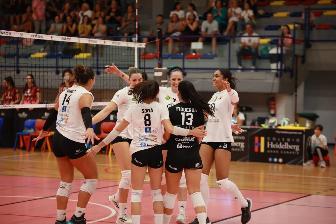 Así celebró el Heidelberg el triunfo.