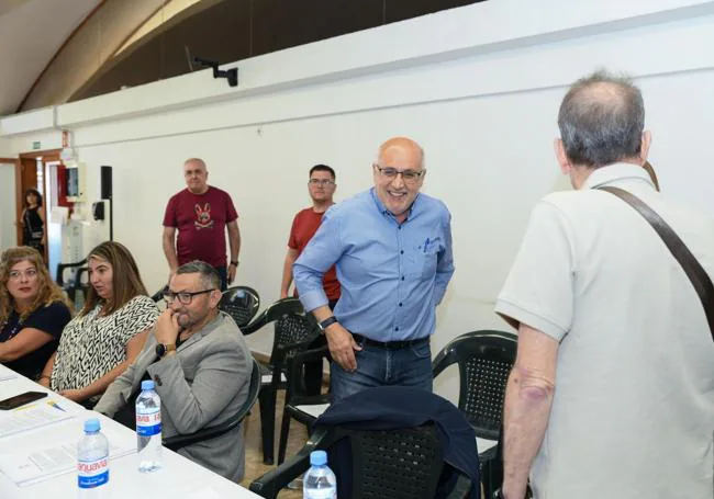 Antonio Morales a su llegada al consejo de NC.