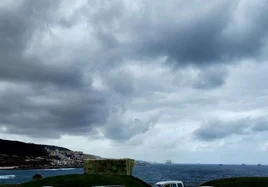 Nubes en la capital grancanaria.