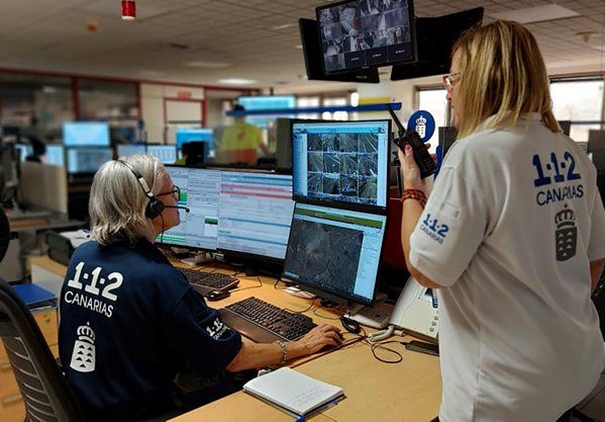 Centro Coordinador de Emergencias y Seguridad del 112 de Canarias.