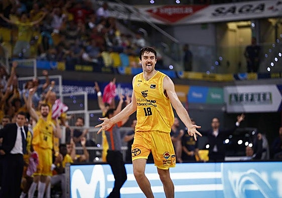 El pívot norteamericano del Dreamland Gran Canaria, Mike Tobey.