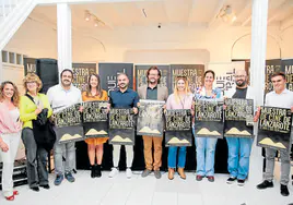 Protagonistas en la presentación en sociedad de la Muestra de Cine de Lanzarote.