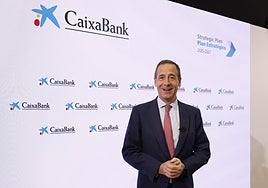 Gonzalo Gortázar en la rueda de prensa de presentación del Plan Estratégico 2025-2027.
