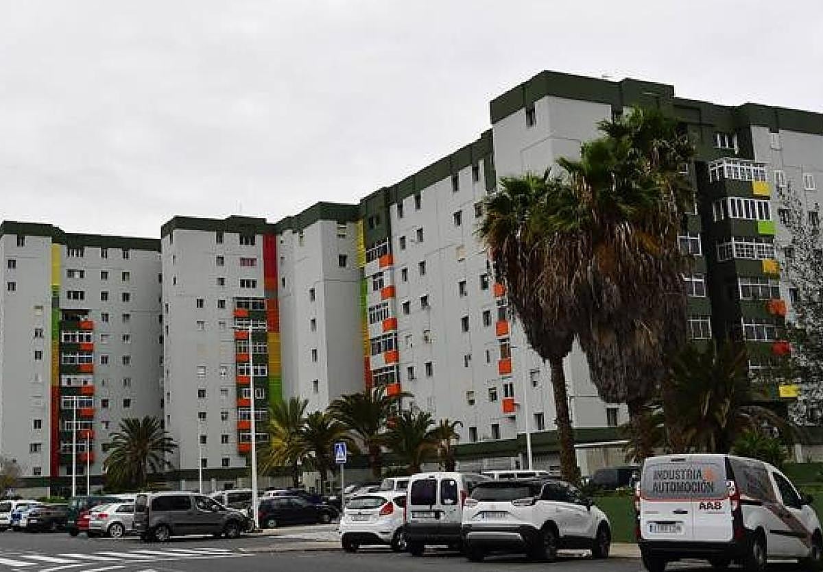 Imagen de archivo del barrio de Jinámar, en Telde.