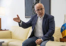 Antonio Morales, presidente del Cabildo de Gran Canaria y dirigente de Roque Aguayro, una de las organizaciones locales independientes que mantienen alianzas con Nueva Canarias.