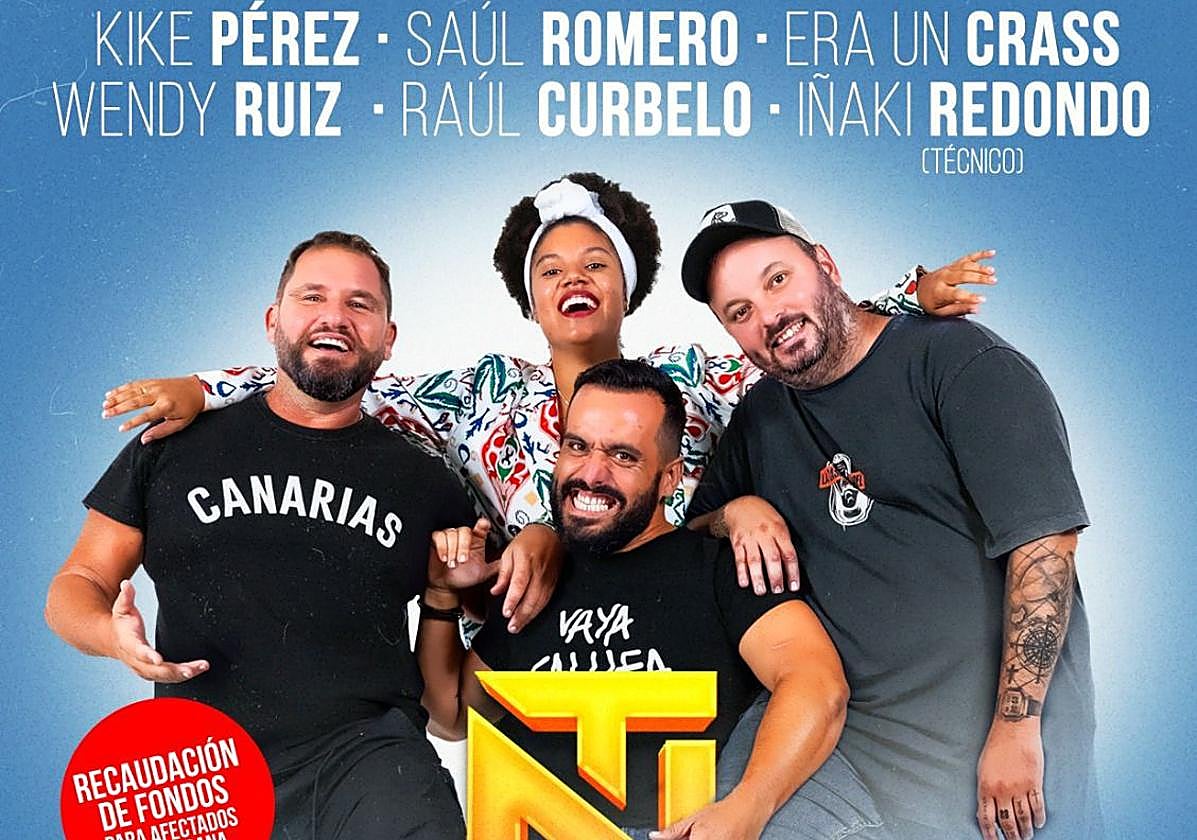 Cartel del podcast benéfico recaudar fondos destinados a las personas afectadas por los devastadores efectos de la DANA.