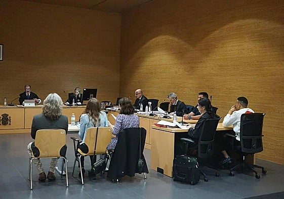 Imagen de la segunda sesión del juicio por el asesinato de Juan Ventura.