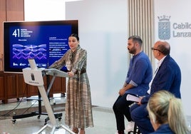 Presentación en el Cabildo del Festival de Música de Canarias.