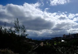 Cielos nubosos en la capital grancanaria.