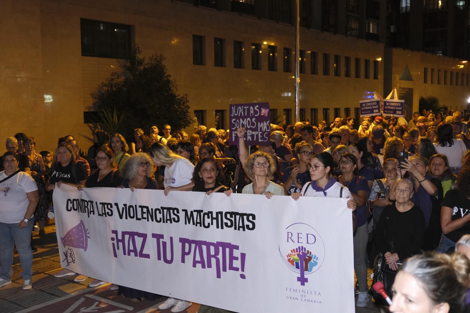 La manifestación del Día Internacional de la Eliminación de la Violencia contra las mujeres, en imágenes