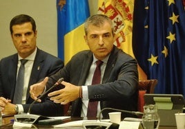 El vicepresidente del Gobierno y líder del PP de Canarias, Manuel Domínguez.