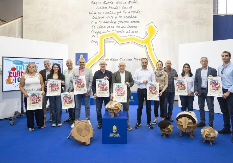 Acto de presentación de la octava edición de 'Entre corderos y fogones'.