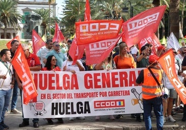 La huelga de transportes se queda a medio gas