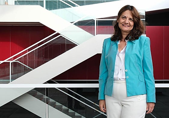 María del Mar Tavío, en la sede de CANARIAS7.