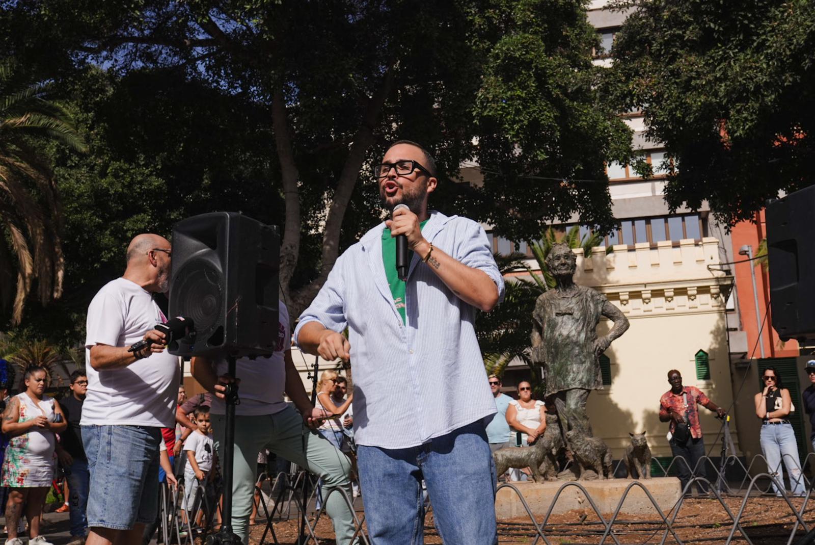 Concentración en favor del carnaval