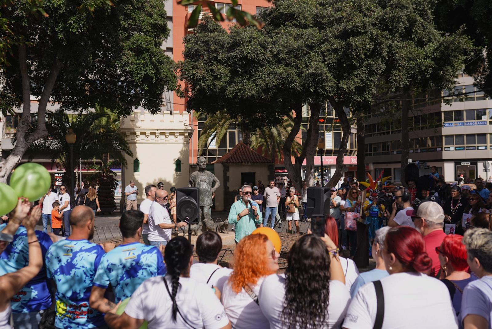 Concentración en favor del carnaval
