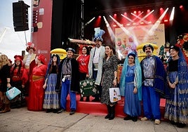 Los pajes reales recogen los juguetes donados por los niños de Las Palmas de Gran Canaria