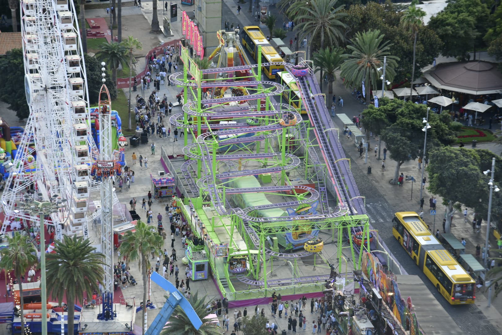 La Navidad en el parque de Santa Catalina, en imágenes