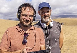 Los directores Jose Mari Goenaga y Aitor Arregi.