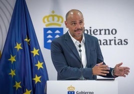 El portavoz del Gobierno de Canarias, Alfonso Cabello.