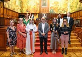 La Lucía sueca y canaria fortalecen el hermanamiento en el Cabildo grancanario