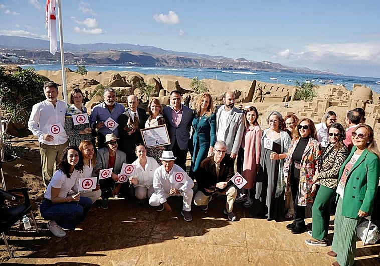 Imagen del acto desarrollado este jueves en Las Canteras.