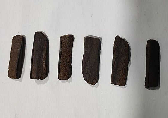 Hachís incautado tras la intervención policial en San Bartolomé de Tirajana.