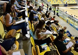 Imagen de archivo de una prueba selectiva celebrada en Gran Canaria.