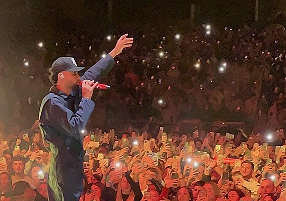 Jay Wheeler deleitó al público canario en el auditorio del Parque de San Juan en Telde.