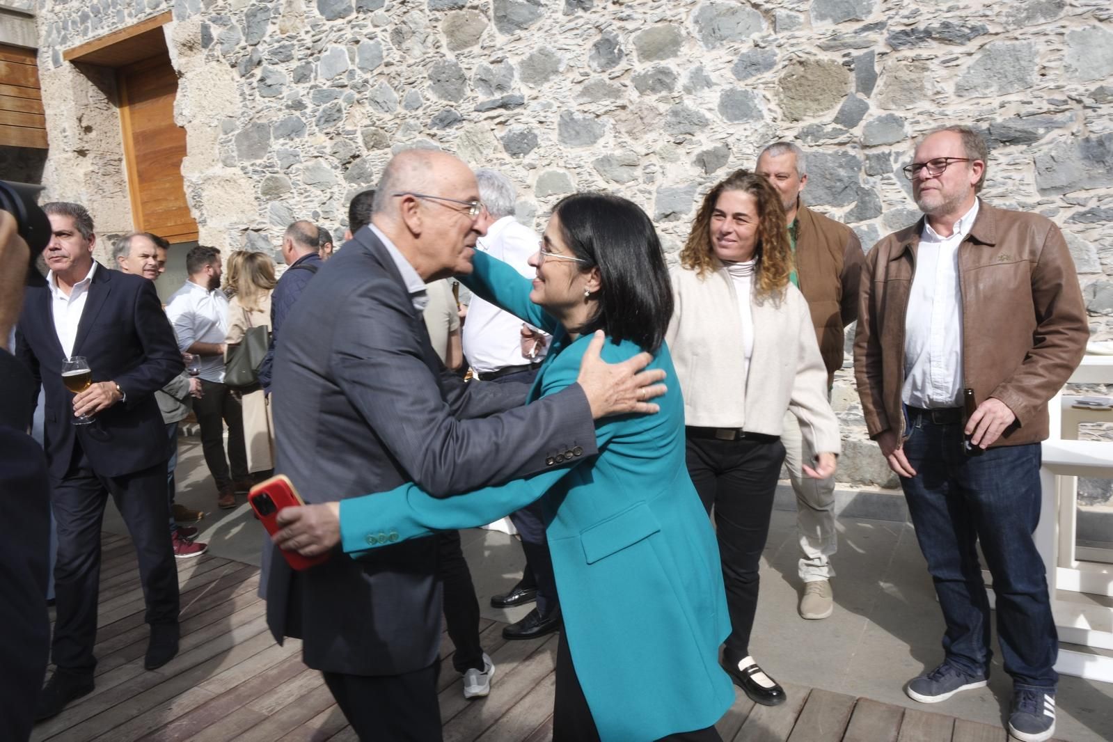 El brindis del Ayuntamiento de Las Palmas en imágenes