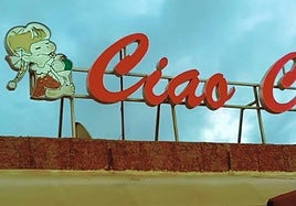 Imagen de la cartelería del Ciao Ciao, en Playa del Inglés.