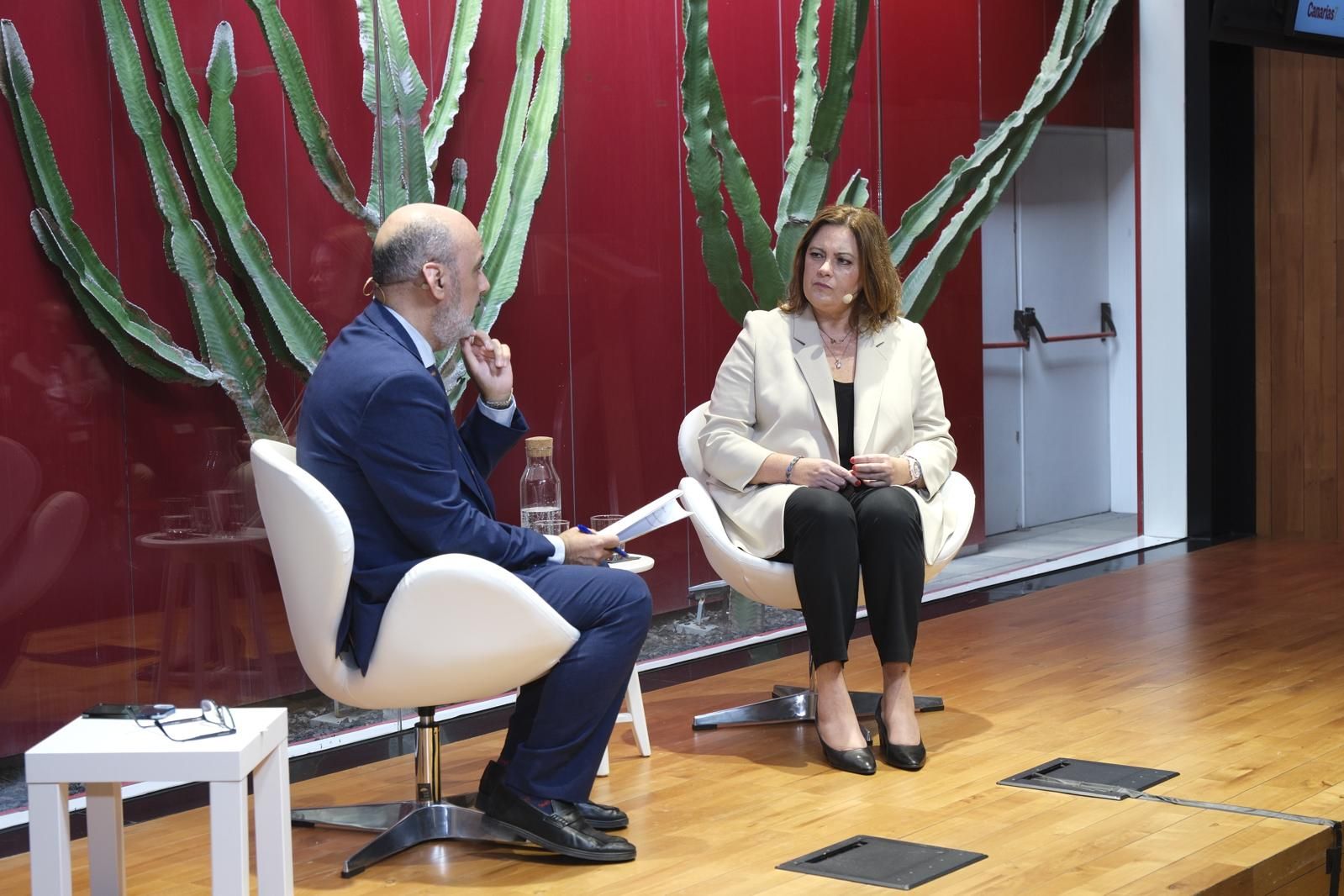 Las imágenes del Foro CANARIAS7 &#039;Conversaciones con... la presidenta de la Autoridad Portuaria de Las Palmas&#039;