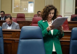 La consejera de Hacienda, Matilde Asián.