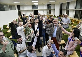 El triunfo de Serra en las elecciones de la ULPGC, en imágenes