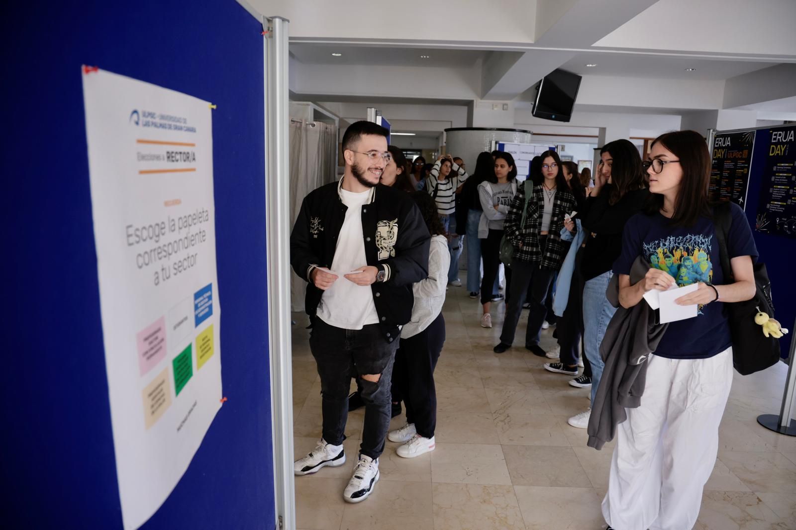 Imágenes de la segunda vuelta de las elecciones al rectorado de la ULPGC