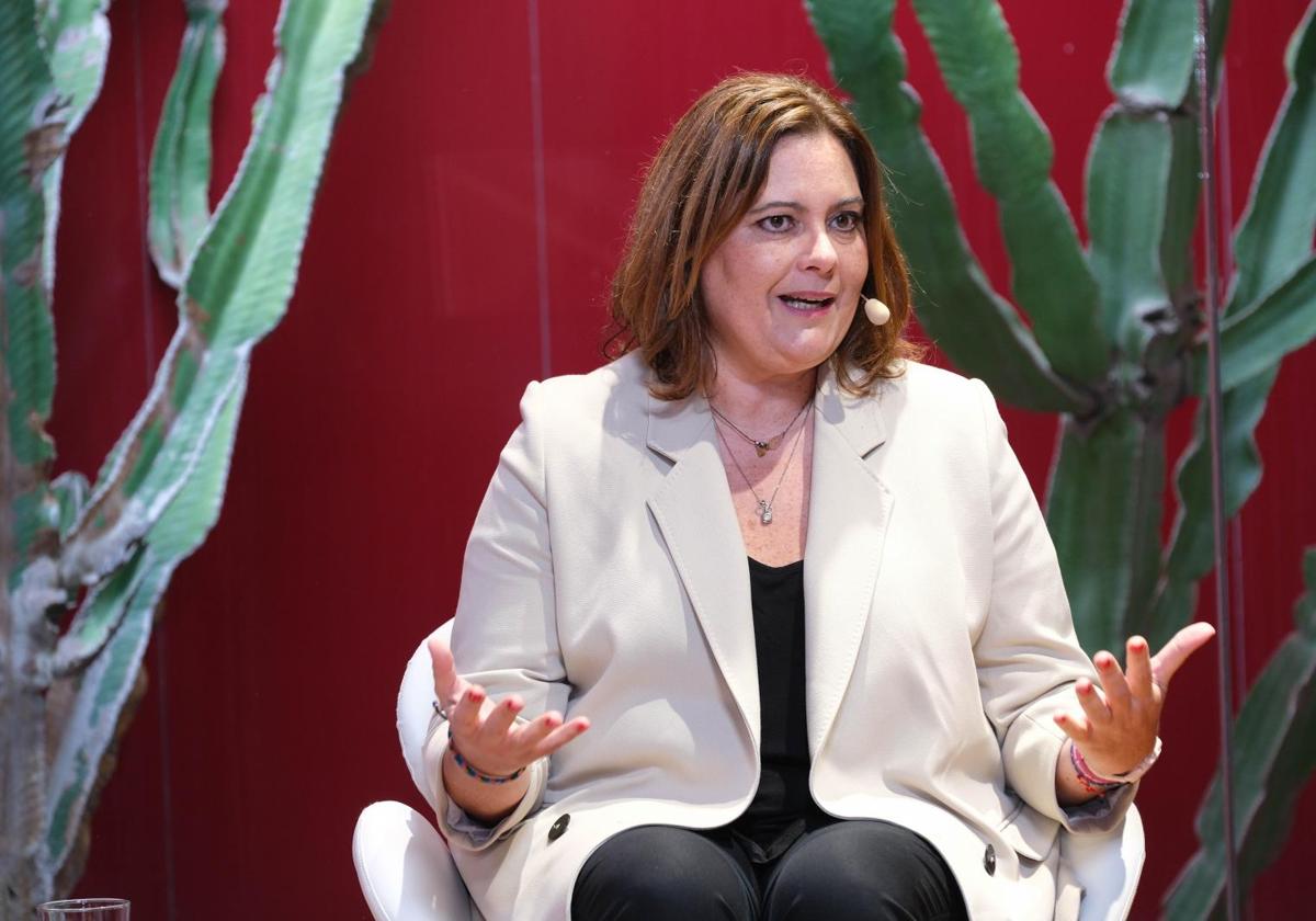 La presidenta de la Autoridad Portuaria, Beatriz Calzada, esta semana en las instalaciones de CANARIAS7.